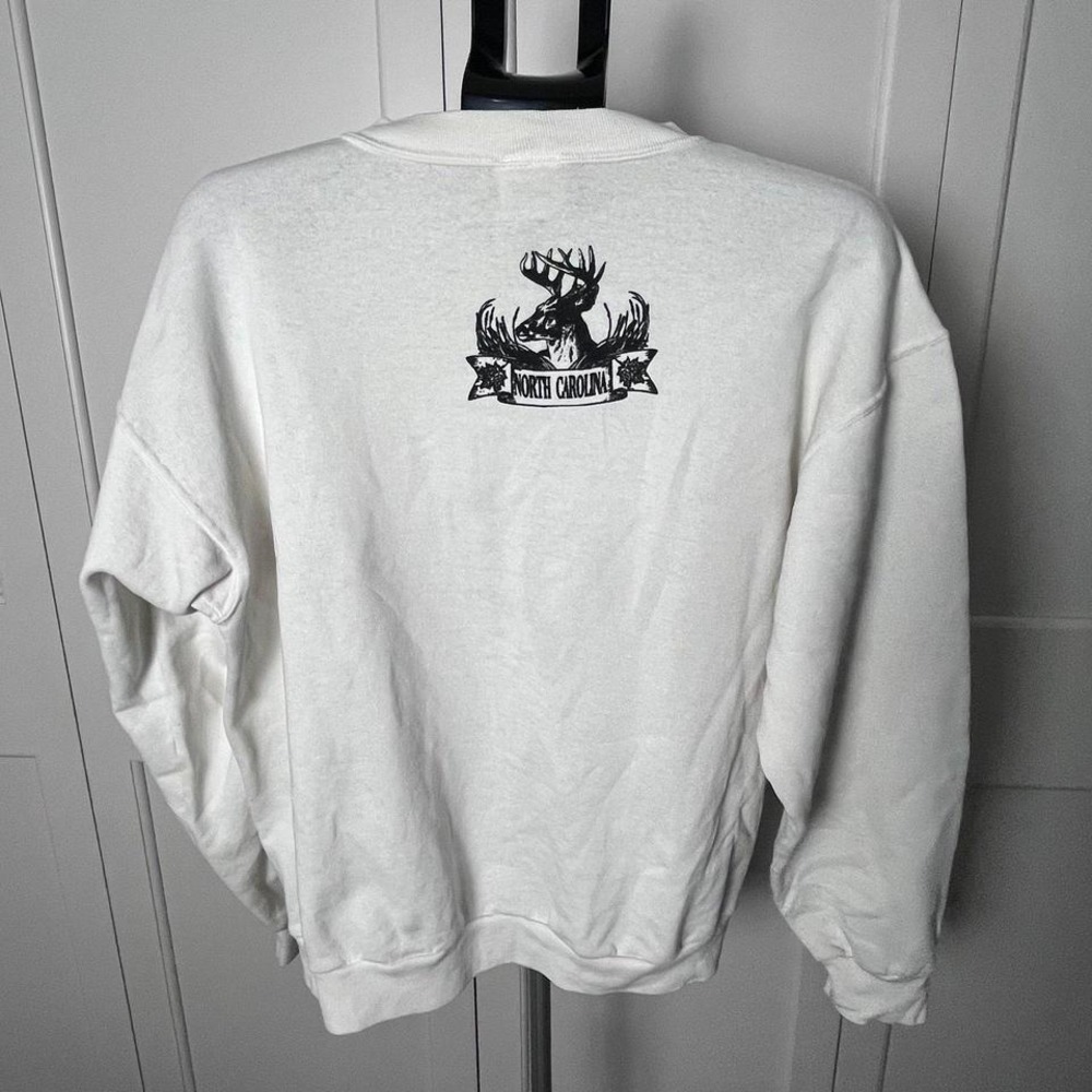 Vintage Deer Wildlife Graphic Sweatshirt XL – Made in USA – Trench Ultra – North - Picture 4 of 5